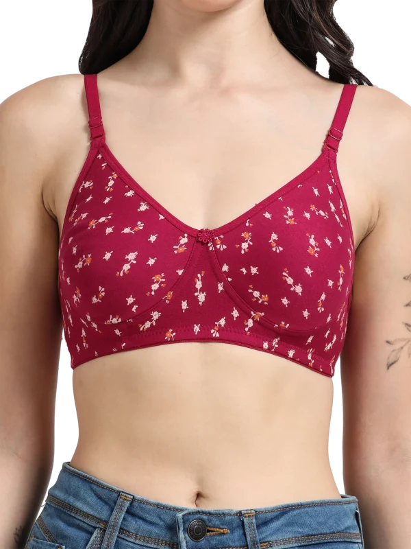Machau Lingerie Premium Full Coverage T-Shirt Bra –Cool Print - Image 3