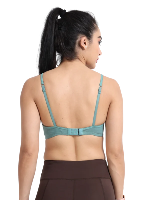 Machau Lingerie Premium Full Coverage  Super Combed Cotton Elastance Stretch Sports Bra –SS12 - Image 2