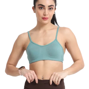 Machau Lingerie Premium Full Coverage  Super Combed Cotton Elastance Stretch Sports Bra –SS12