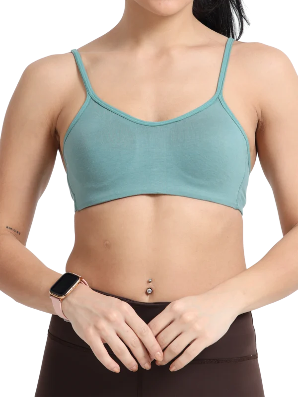 Machau Lingerie Premium Full Coverage  Super Combed Cotton Elastance Stretch Sports Bra –SS12 - Image 3