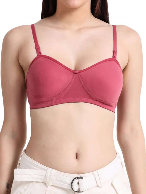 Machau Lingerie Demi Coverage T-Shirt Bra – Smooth & Stylish Look- Demi - Image 3